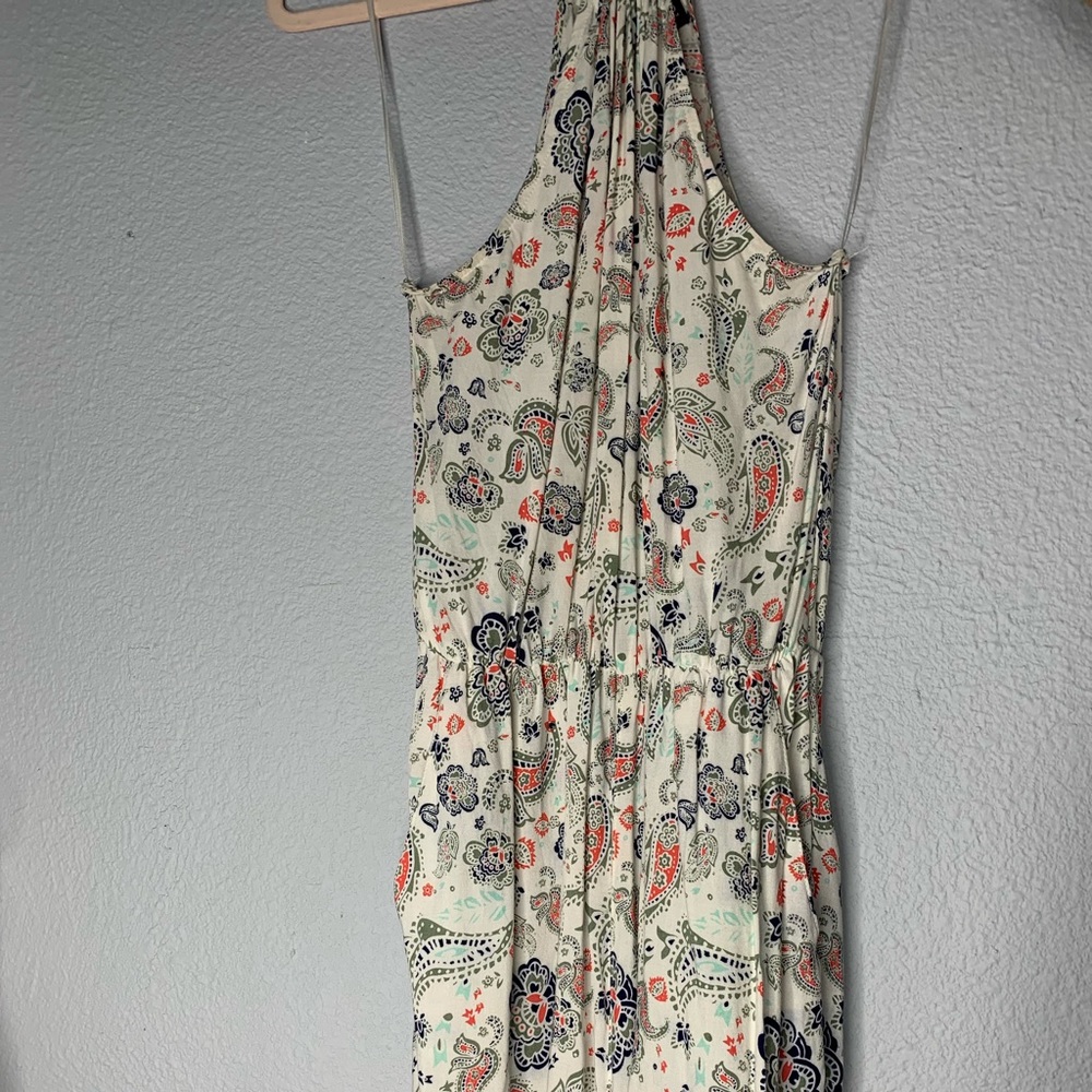 Jumpsuit with neck halter